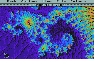 Fractal Chaos atari screenshot